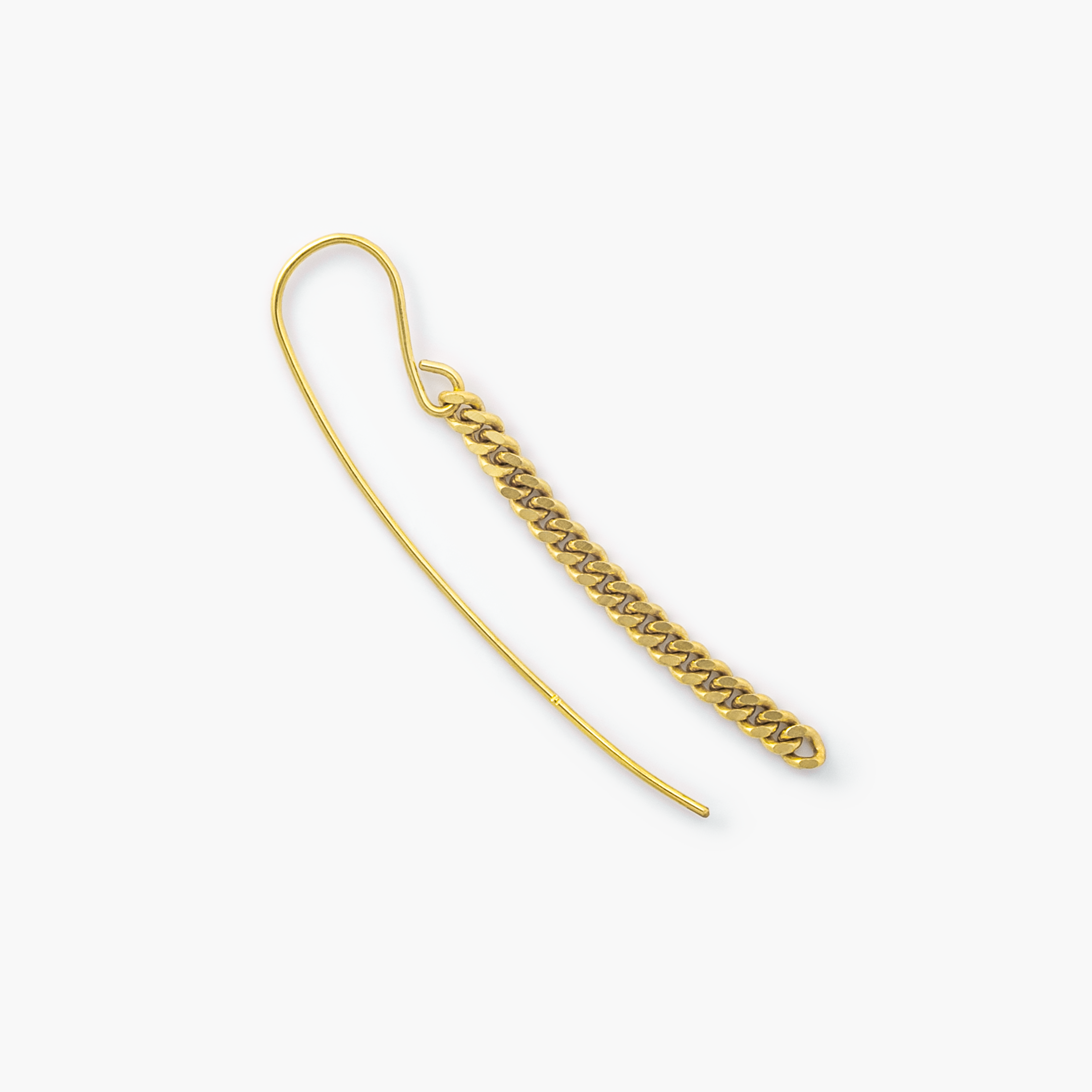 Long single chain earrings store
