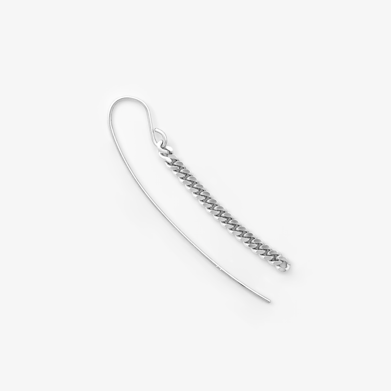 Long Chain Earring Silver